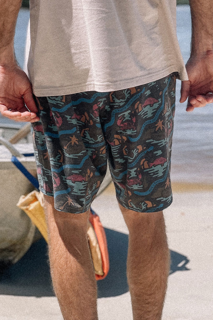 grab life like a mudcrab boardshorts by back 2 basics back